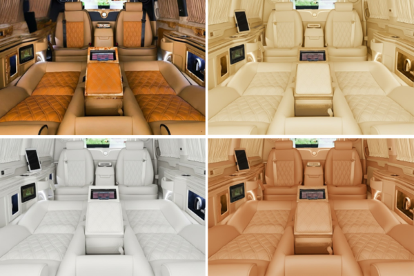 Bọc ghế da ô tô phiên bản cá nhân hóa trên Mercedes Vito