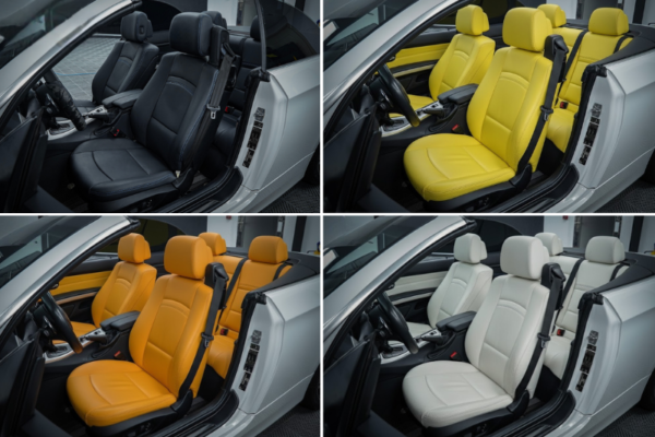 Bọc ghế da ô tô trên xe BMW 325i