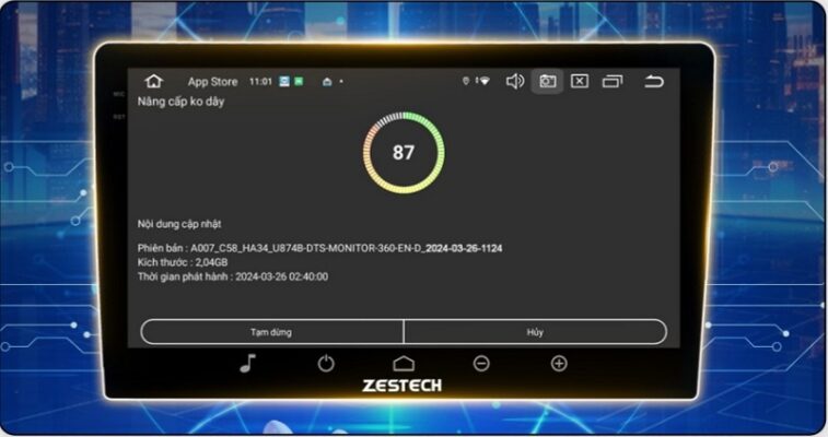 Tự Động Cập Nhật Android Box Zestech Dx265 Thế Hệ 2