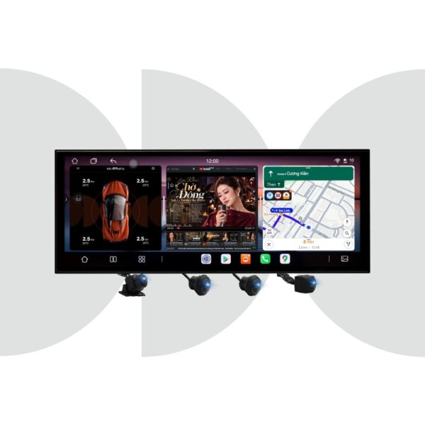 Màn hình Android liền cam 360 ICAR Elliview Q6 Basic S