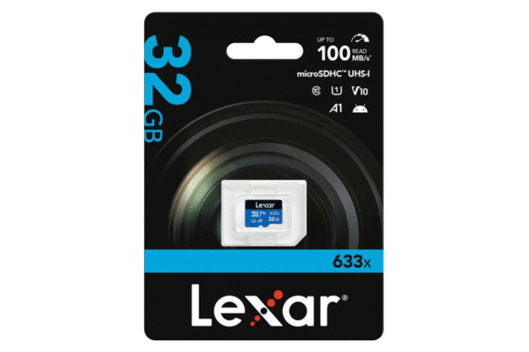 Thẻ nhớ Lexar xanh 633x