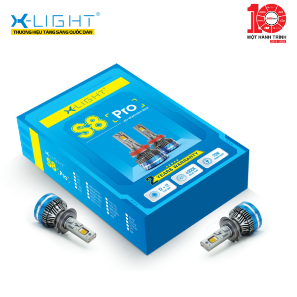 BÓNG LED X-LIGHT S8 PRO - NHIỆT MÀU 4300K